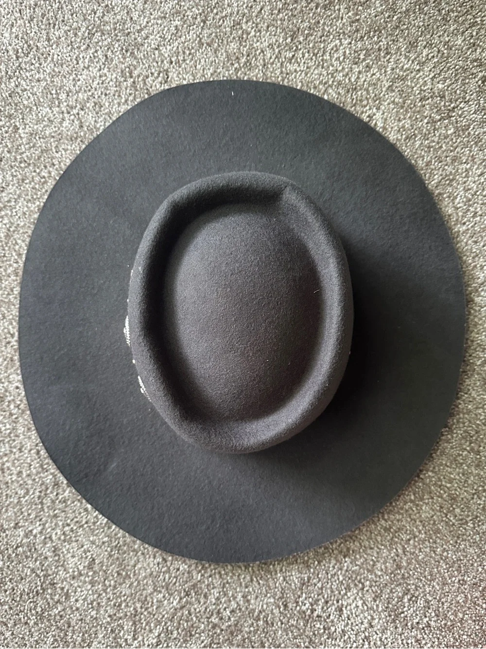 Shyanne Brown Felt Fedora Hat
